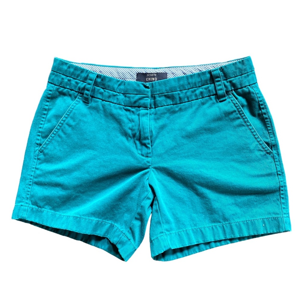 J Crew 100% Cotton Deep Green Chinos 2